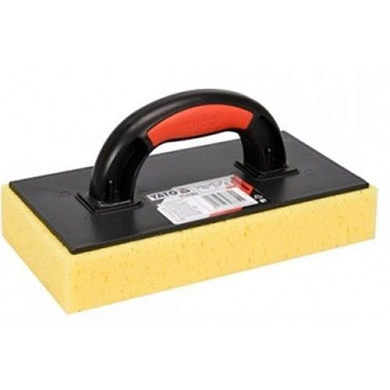 Терка пластмассовая с гидрогубкой надрезной SMPX 270х130х40 мм Yato YT-51903