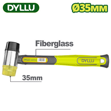 Киянка резиновая 35 мм DYLLU DTHM7305