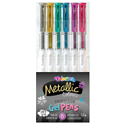 Набор гелевых ручек "Metallic gel", 6 шт