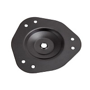 Крепление к опоре d60 М12 блин, черный AKS 17355