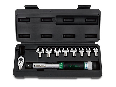 Ключ динамометрический с насадками 6-30Hм 3/8'' Toptul GAAI1001