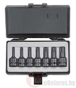 Набор головок-бит Torx ударных T30-T70 7 пр. 1/2'' Force 4078