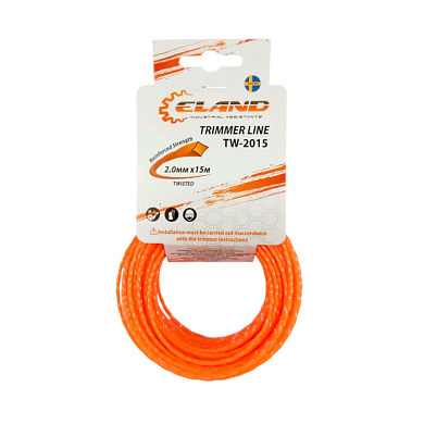Леска для триммера ELAND TW-2015 2,0мм*15м, витой