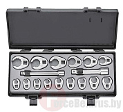 Набор ключей-насадок разрезных 10-26 мм 17 пр. Force 5172