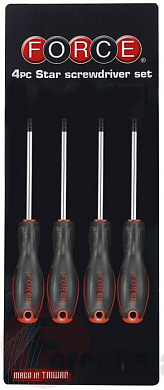 Набор отверток Torx TR (с отверстием) T6H-T9H 4 пр. Force 2044ST