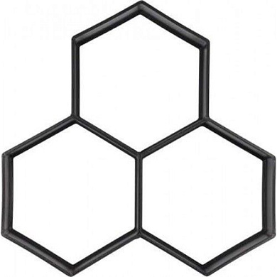 Форма для имитации плитки в свежем бетоне 360х360х40 мм PP Vorel 35062