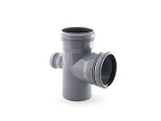 Крестовина ВК 110/110/50х87 РТП, для внутренней канализации РосТурПласт 36476