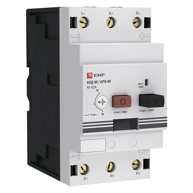 Автомат пуска двигателя АПД-80 40-63А EKF PROxima apd3-40-63