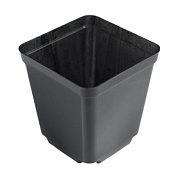 Горшок для рассады квадратный литой Р9, 0,5 л, 9×9×9,5 Гарденпласт 00140