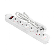 Сетевой фильтр 6*1,8м 16А/3,2кВт с выкл, c/з ПВС 3х1,0 Блокбастер XL EKF PROxima UFA16-310-6-018