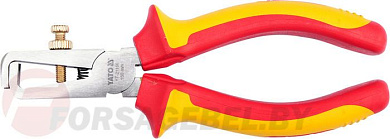 Плоскогубцы для зачистки проводов 160 мм VDE 1000V Yato YT-21160