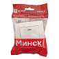 Минск Выключатель 1-клавишный СП с индикатором,10А, белый EKF Basic ERV10-121-10