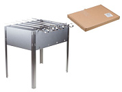 Мангал сборный "Походный" с шампурами в г/карт.кор.350х250х350х0,4 мм PERFECTO LINEA 47-750490/1