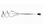 Венчик для миксера 221-004 MX-AC 80 х 400 мм Hammer 52561