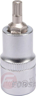 Головка-бита 1/2'' Spline M6 L55 мм. Yato YT-04341