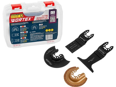 Набор аксессуаров для реноватора 4 предмета в боксе для резки WORTEX 1335553