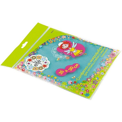 Салфетка из микрофибры для оптики, стекол и зеркал коралл. 350х300 мм Elfe 92309