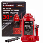 Домкрат бутылочный 30 т с клапаном, 255-405 мм BaumAuto BM-T93007