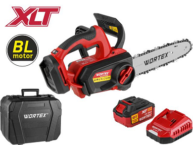 Аккум. пила цепная CEC 2518-3 в чем. ALL1 XLT SET бесщет., 18 В, 25.4 см WORTEX 2325004