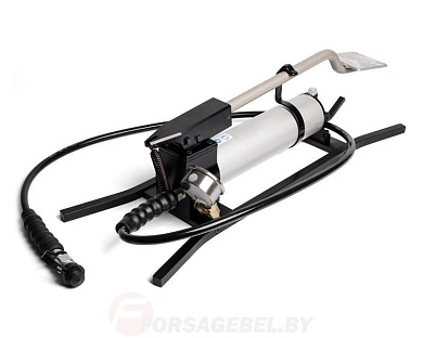 Помпа гидравлическая ножная с маслобаком из алюминиевого сплава КВТ ПМН-7012УА