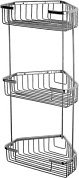 Полка в ванную - корзина угловая, сталь, хром Ledeme L335-2