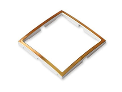 Вставка в рамку 1-местная золотая, Уют, упак=3 шт., Bylectrica ЮЛИГ.735212.276(20)