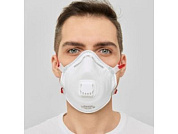 Респиратор (полумаска) SAVEX 313V формов. с клап. FFP3 (до 50 ПДК) инд. уп. AirON S000000258