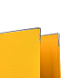 Папка-регистратор "Yesli:", А4, 50 мм, ПВХ, желтый