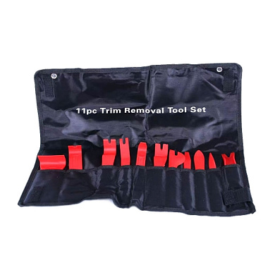 Съемник крепежа обивки пластмассовый (NYLON), набор 11 предметов H-D HD-0844