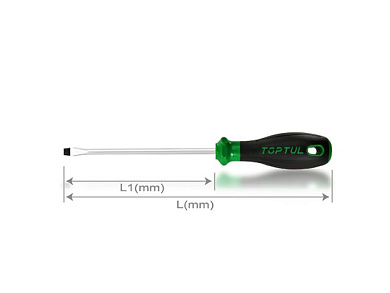 Шлицевая отвертка SL4,0х100 мм TOPTUL FAAF0410