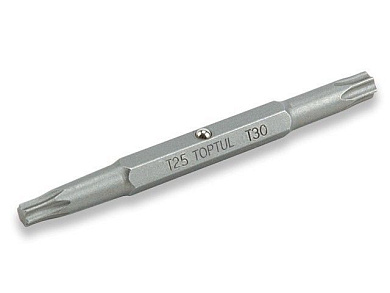 Двухсторонняя бита TORX T25xT30 75мм Toptul FKCA2530