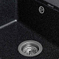 Мойка кухонная из мраморной крошки, черный, A12-22 Gerhans