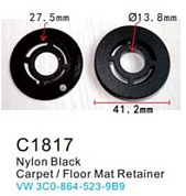 Клипса для крепления внутренней обшивки а/м Фольксваген пластиковая, 100 шт Forsage C1817(VW)