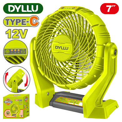 Вентилятор аккумуляторный DYLLU DTLF1507