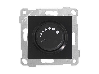 Выключатель поворотный, диммер, скрытый, черный, RITA Mutlusan 2200 440 0284