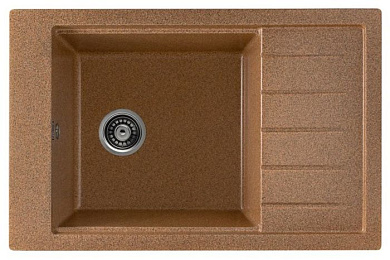 Мойка кухонная из мраморной крошки, терракот, B28-23 Gerhans
