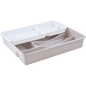 Лоток для столовых приборов двойной Полимербыт 4328100