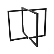 Подстолье TRES h720, черный (1компл=2шт) AKS 79228