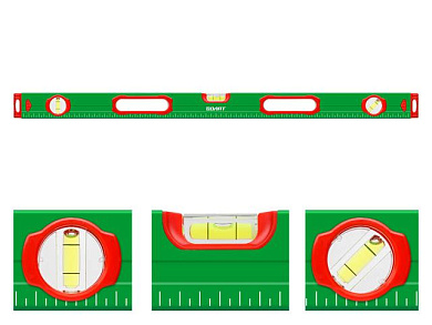 Уровень 800 мм магнитный, бытовой, Волат 31025-080