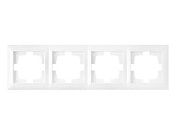 Рамка 4-местная белая, Стиль, Bylectrica ЮЛИГ.735212.217