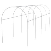 Каркас парника пластиковый 300х110х120 см, дуга D 20 мм, белый Palisad 63901