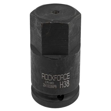 Головка-бита ударная HEX (6-гр) H38 3/4" RockForce RF-26410038MPB