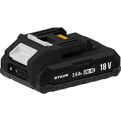 Аккумулятор SB 18-2-01, 18V, 2.0 Ач, Li-Ion, UNI-M Ставр 9090118005