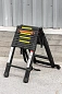 Стремянка телескопическая алюминевая бытовая 3,5 м, 12+12 ступ. RockForce RF-UP350-2