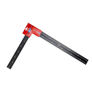Угольник цельнометаллический ADVANCE HSQR01-0406 (40х60 см, 90°, двойная шкала в мм) PIT HSQR01-0406