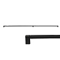 Ручка меб. скоба алюм. TIMELESS 1192/1205 черный матовый, AKS 112963