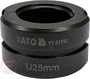 Обжимочная головка тип U 25 мм для YT-21735 Yato YT-21742