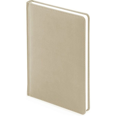 Ежедневник недатированный "Velvet", А5+, 272 стр., бежевый