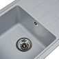 Мойка кухонная из мраморной крошки, gray, Wisent W620-29