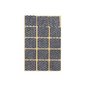 Подкладка самоприлипающая фетровая прорезиненная 30 х 30мм (1упак.=15шт), серая, FOLMAG 109749